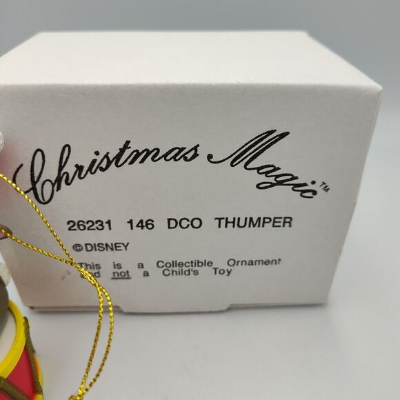 Thumper Grolier Disney Christmas‎ Magic Ornament DCO - Picture 2 of 3